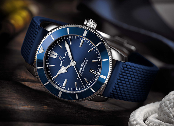 Breitling watch in silver