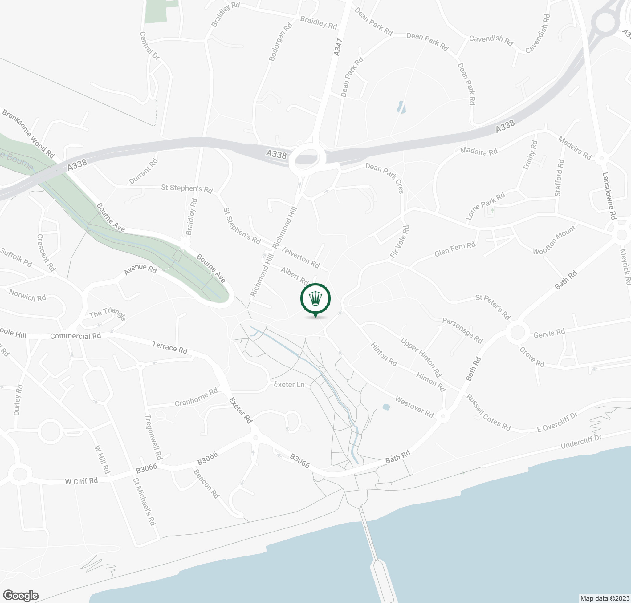 Charles Fox on the map